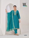 Aisha By Blue Hills Rayon Print Wholesale Kurti With Bottom Dupatta In India

